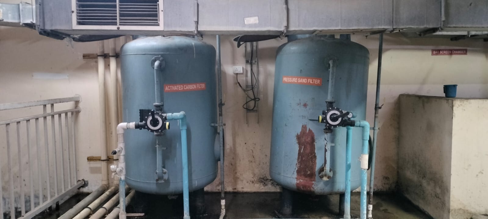 STP system before maintenance